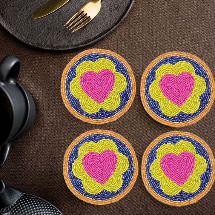 Handmade Tea Coaster – 4" | Elegant Table Accent