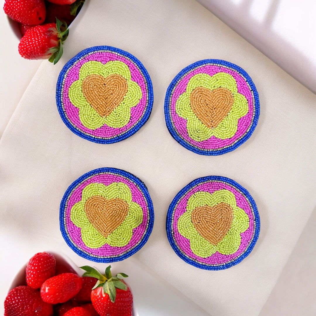 Handmade Tea Coaster – 4" | Elegant Table Accent