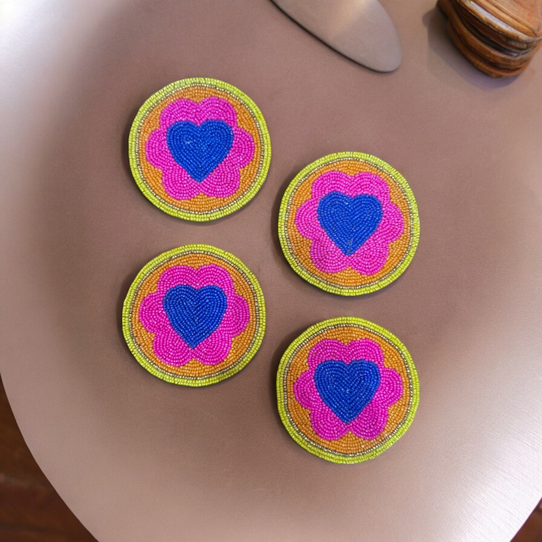 Handmade Tea Coaster – 4" | Elegant Table Accent