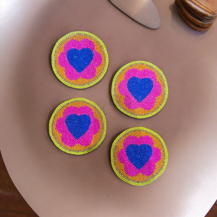 Handmade Tea Coaster – 4" | Elegant Table Accent