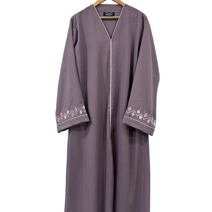 RTFACTS Party Wear Abaya – Front Beaded Handwork Design