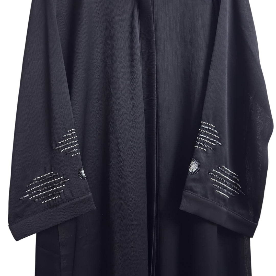 RTFACTS Premium Abaya – Designer Sleeve Handwork Beads