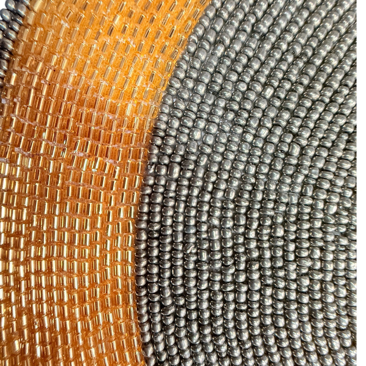 Gold & Mercury Beaded Placemat – 13” Luxury Table Decor