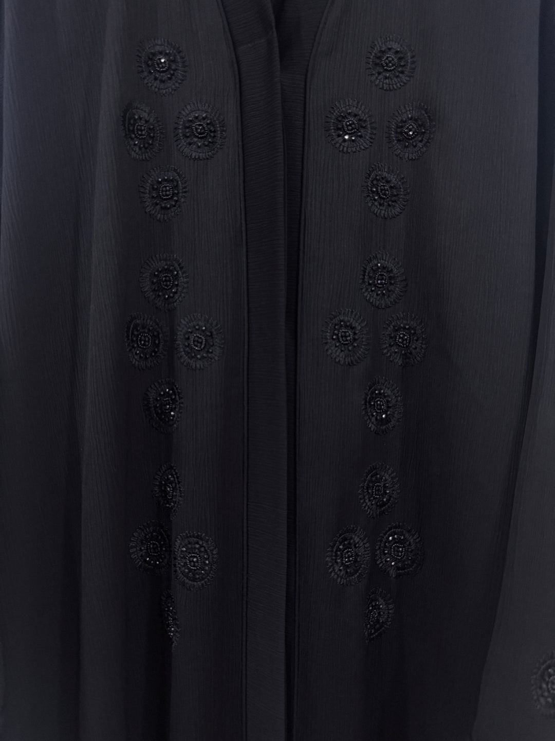 RTFACTS Abaya – Beaded & Embroidered Front Handwork