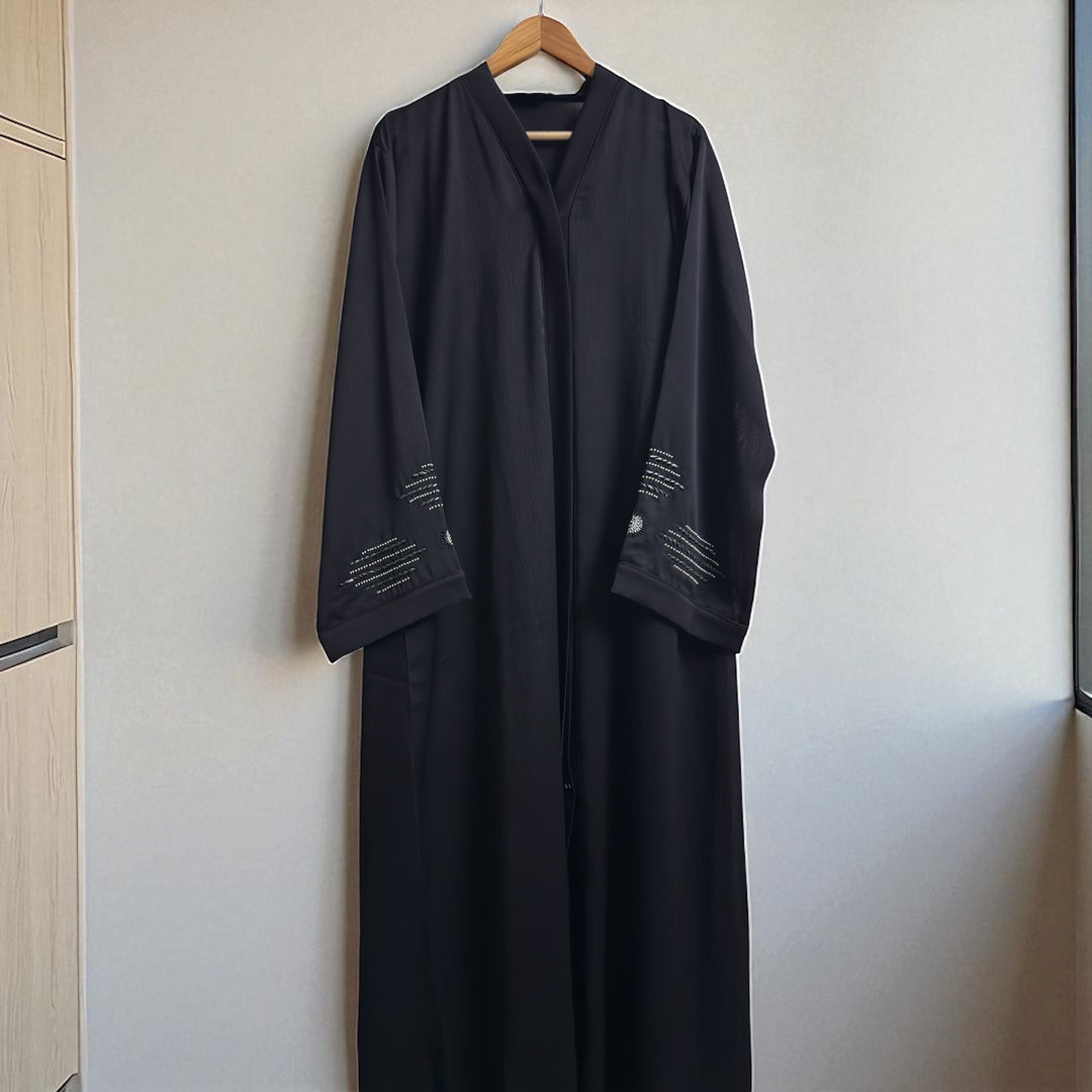 RTFACTS Women’s Handwork Abaya – Luxury Beaded & Modest Dress