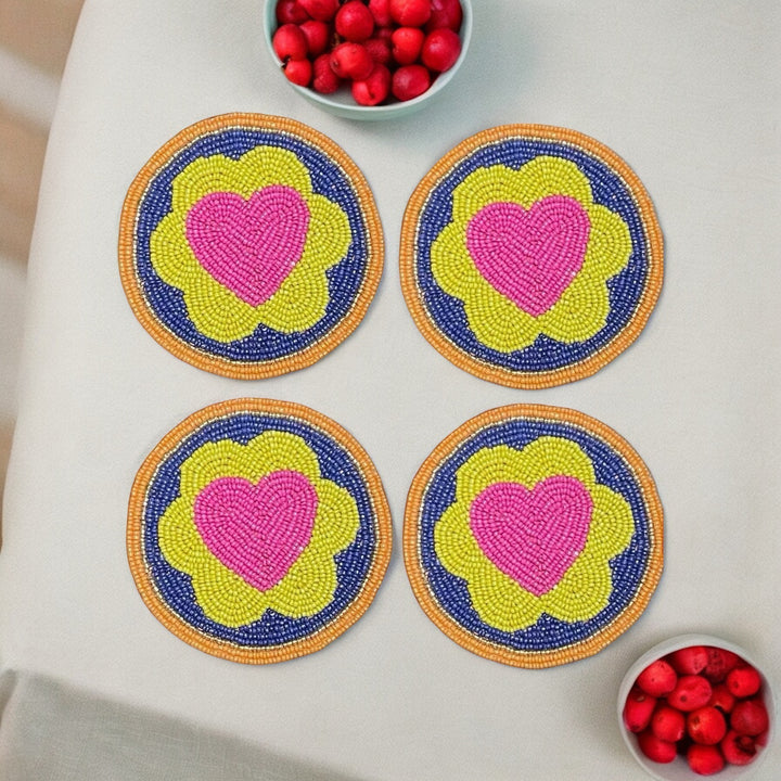 Handmade Tea Coaster – 4" | Elegant Table Accent