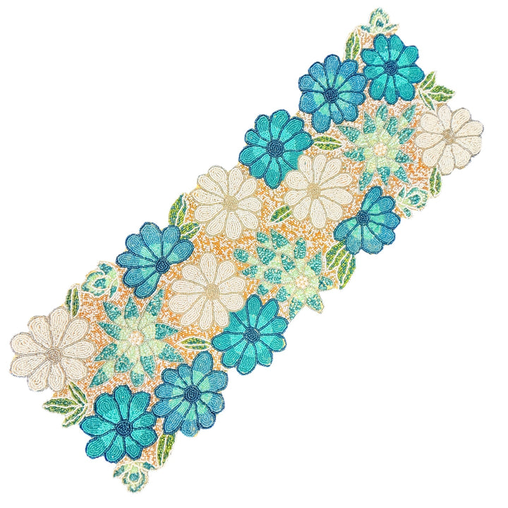 Luxury Handmade Beaded Table Runner 13x36” – RTFACTS