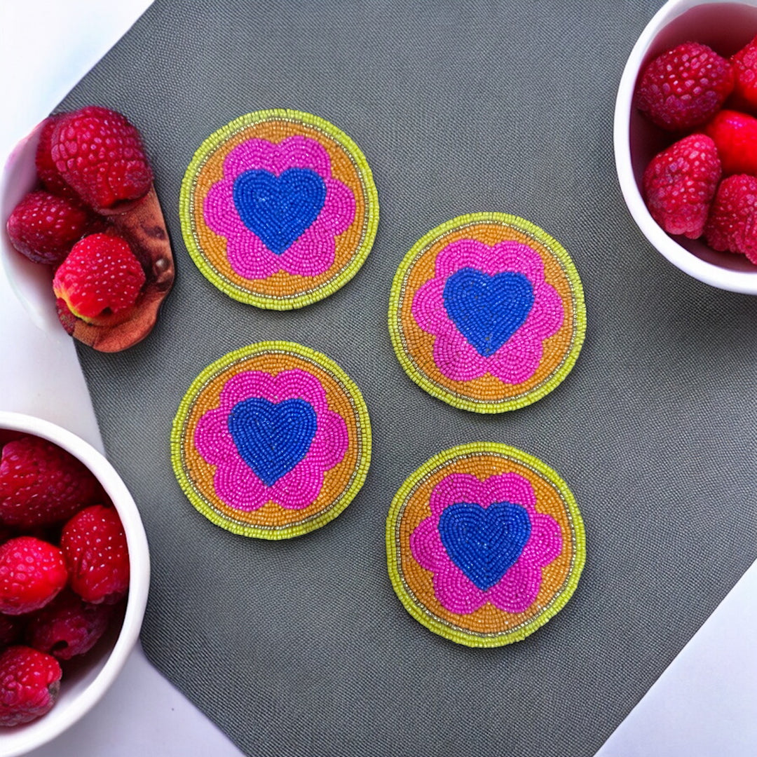 Handmade Tea Coaster – 4" | Elegant Table Accent