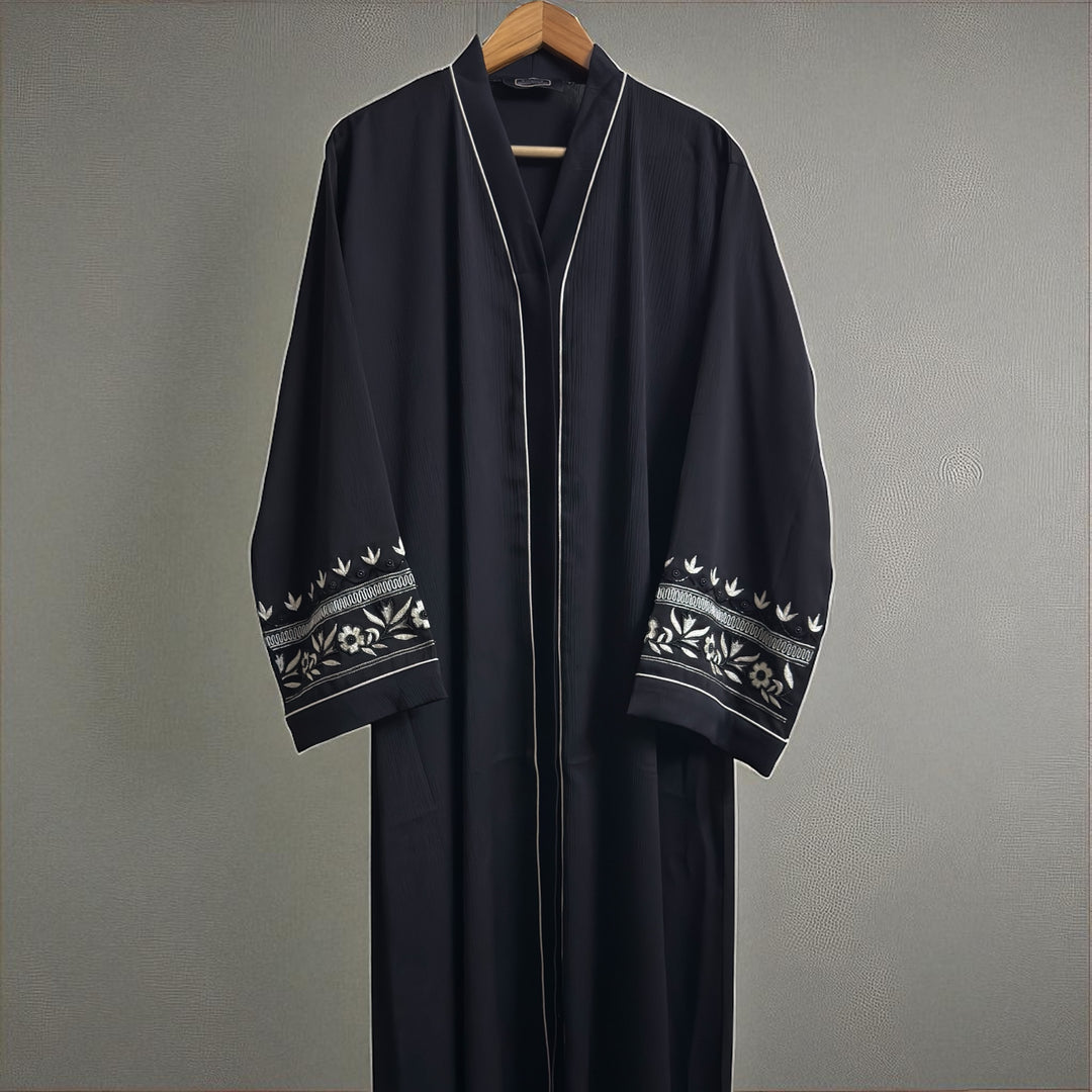 RTFACTS Luxury Abaya with Handwork Sleeves – Premium Beads & for Women