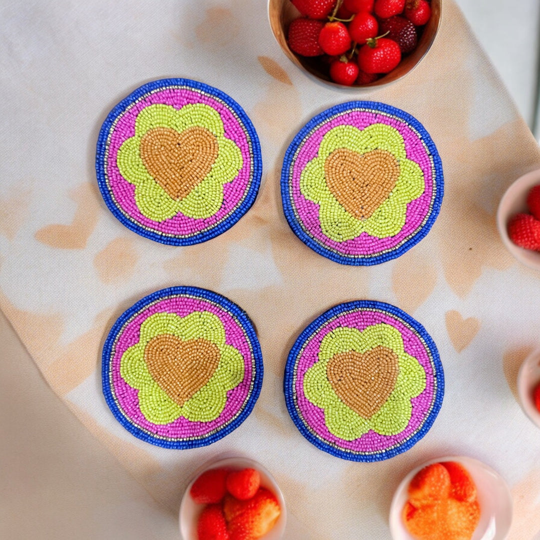 Handmade Tea Coaster – 4" | Elegant Table Accent