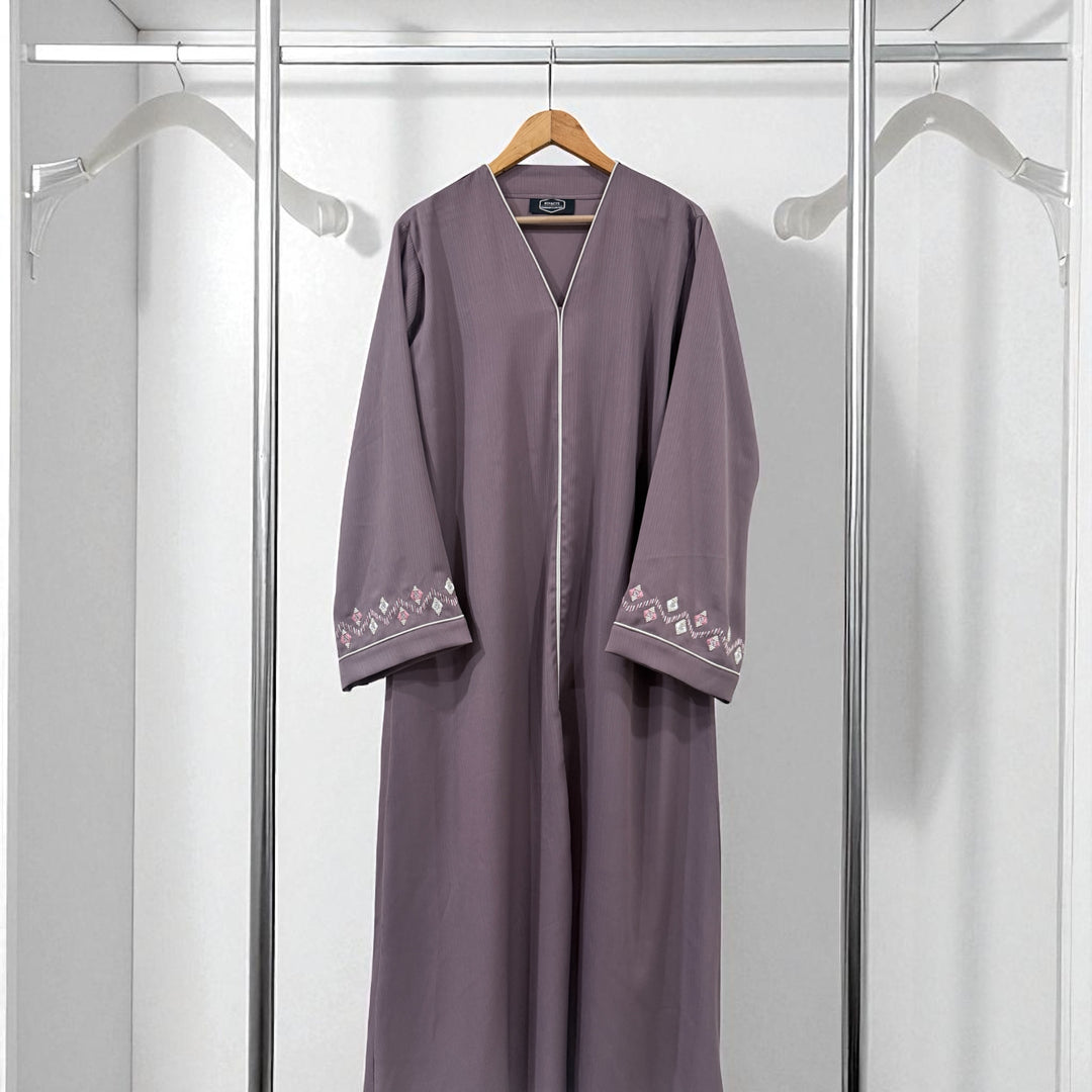 RTFACTS Party Wear Abaya – Front Beaded Handwork Design