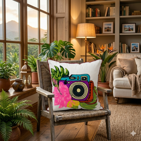 Embroidery Cushion Cover