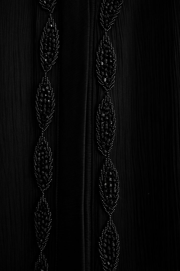 Premium Dubai Style Front Open Handwork Abaya