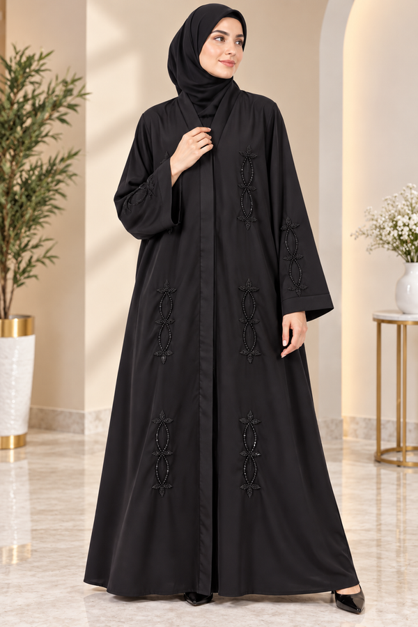 Premium Handwork Abaya for Women | Elegant Embroidered Islamic Abaya