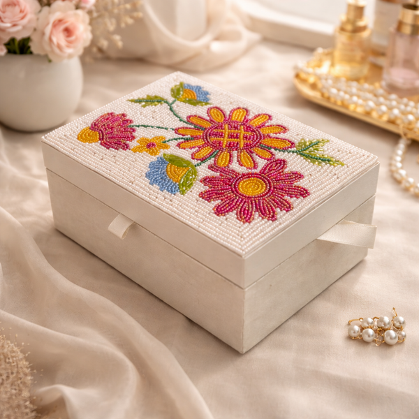 Premium Bridal Beaded Jewellery Organizer Gift Box