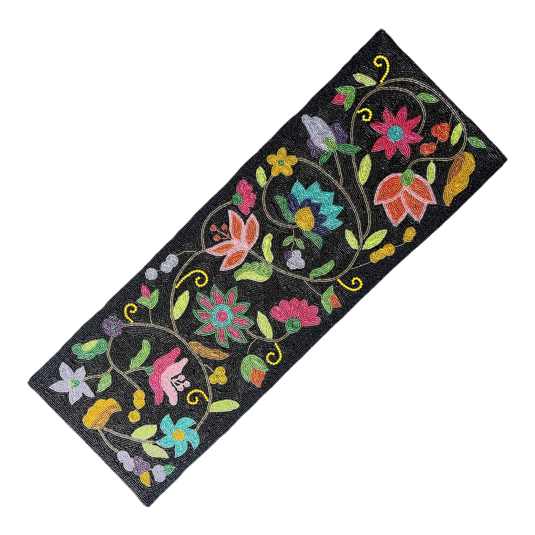 Handicrafts Beaded Table Runner 13x36” – Elegant Home Decor RTFACTS
