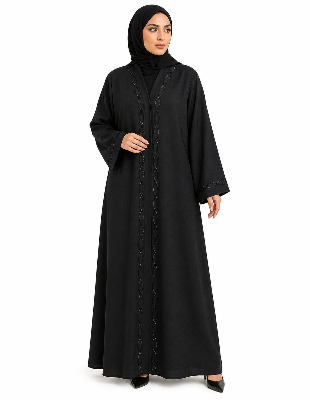 Modern Front Open Designer Abaya
