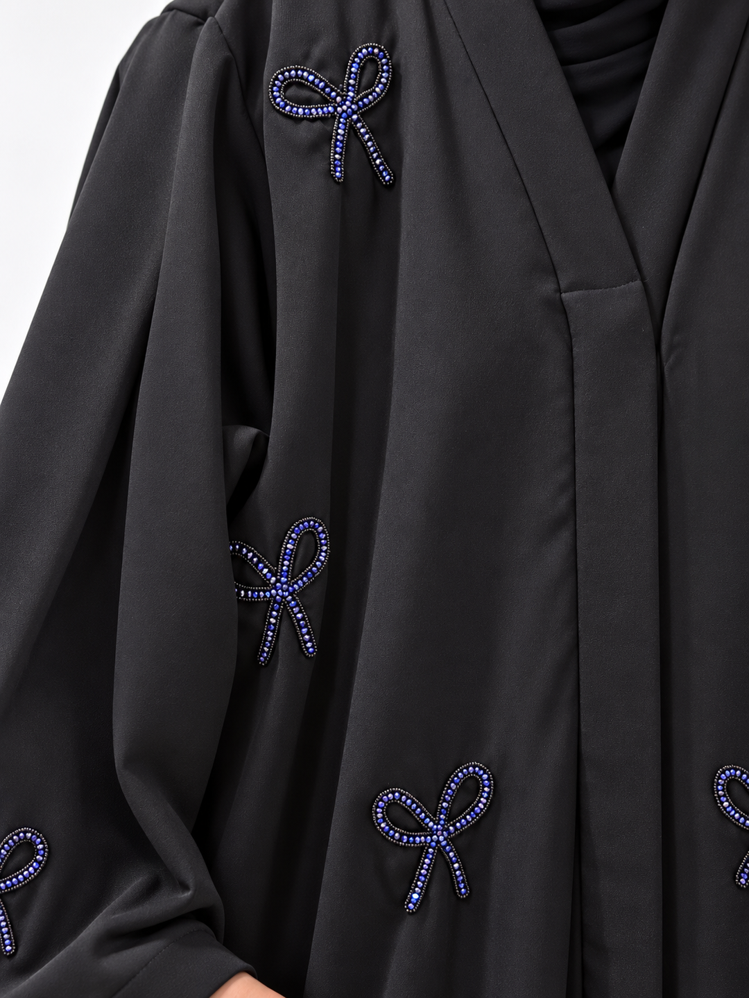 Women’s Elegant Bow Design Abaya