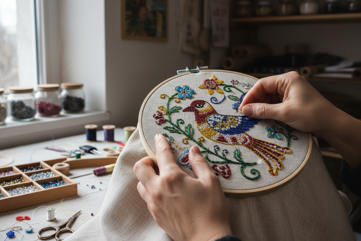 handowork krte hue show krna h