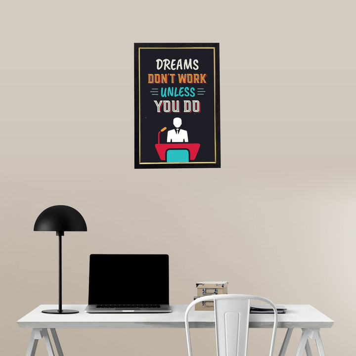 Motivational Quotes Frame - Wall Frame - Framed Poster - Inspirational